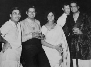 Group picture at the party